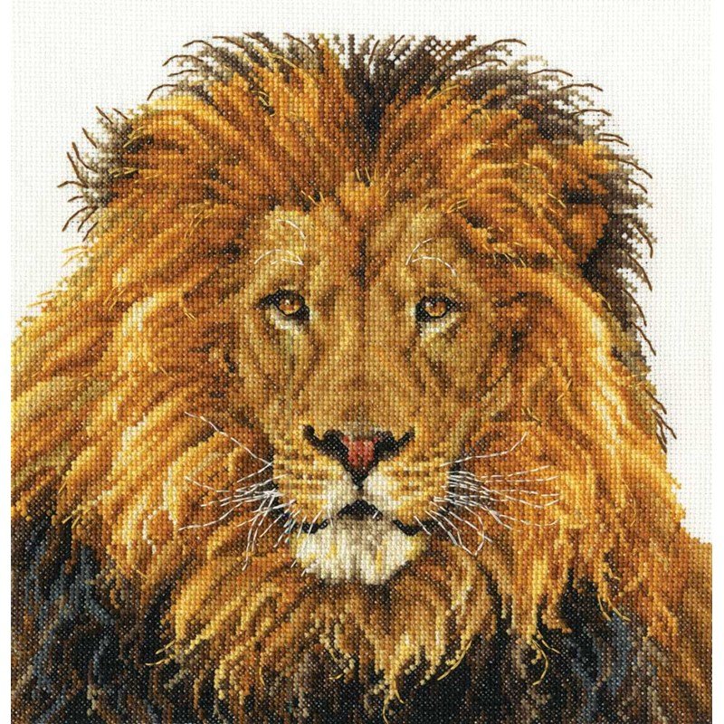 Point de croix la fiertÃ© du lion BK1668 - DMC